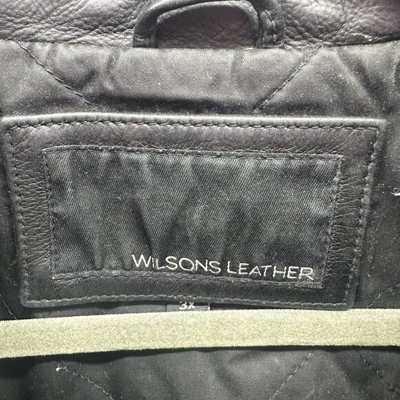 Wilsons Leather Boxy Leather Coat - Picture 3 of 8